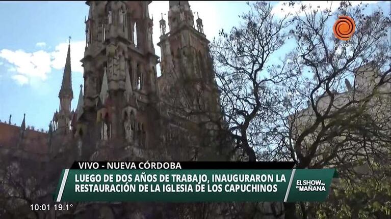 Inauguraron la restauración de Los Capuchinos