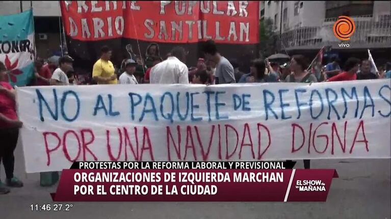Marcha contra la reforma laboral