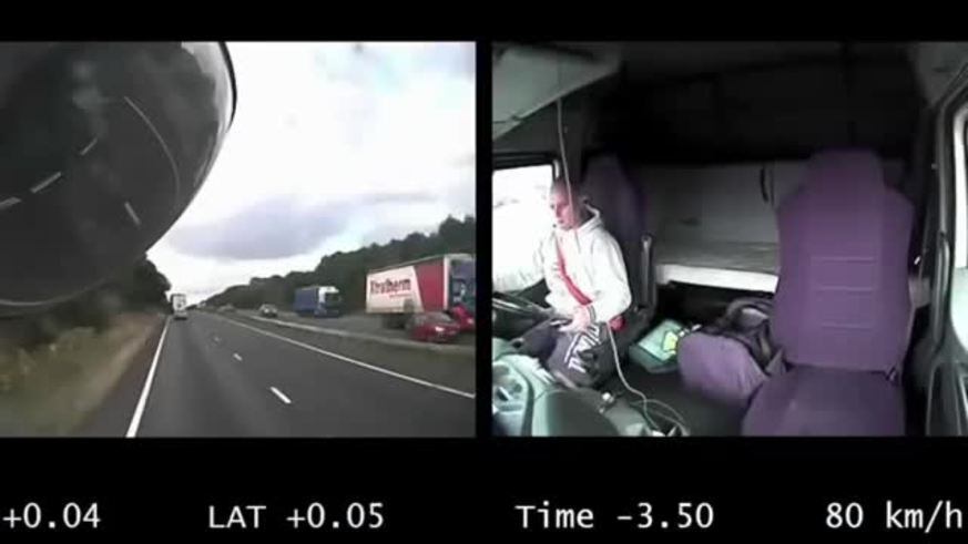 El video del camionero que provocó una tragedia 