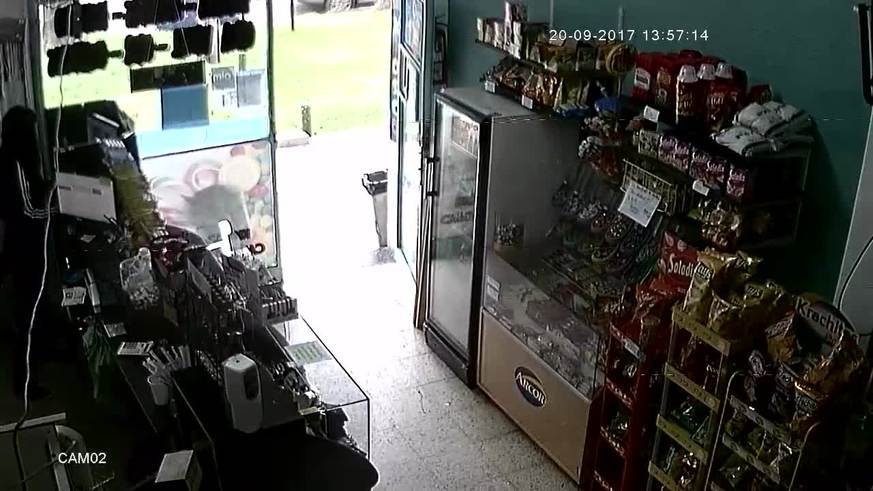 La kiosquera que enfrentó a las patadas a un ladrón 