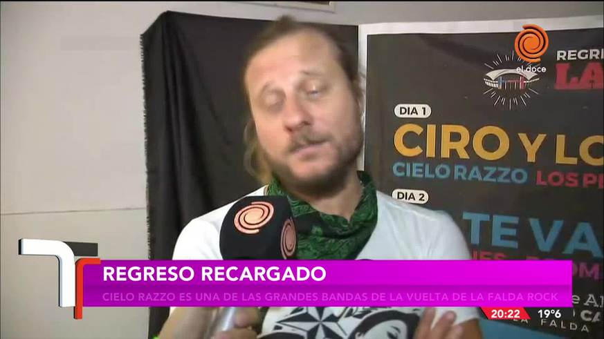 Cielo Razzo, una de las bandas de La Falda Rock