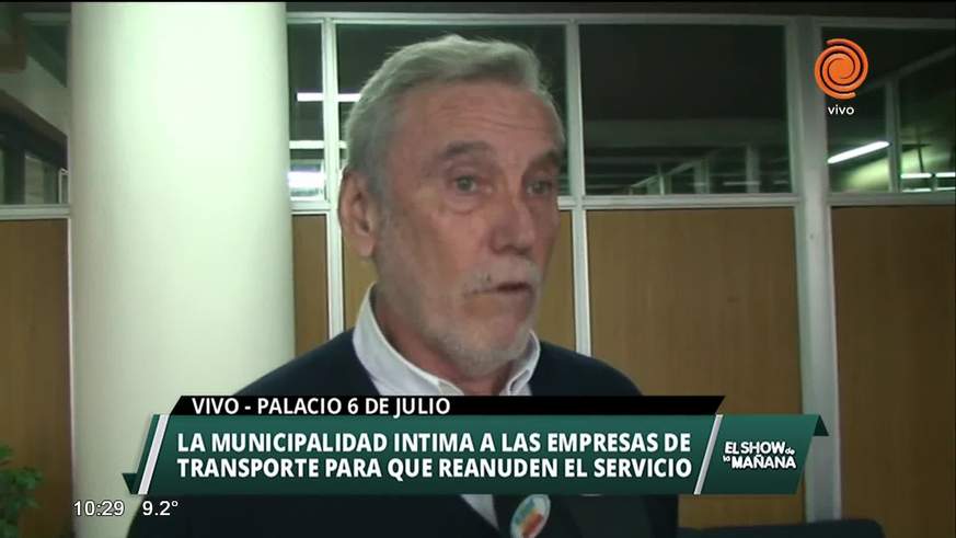 La municipalidad intima a las empresas de transporte