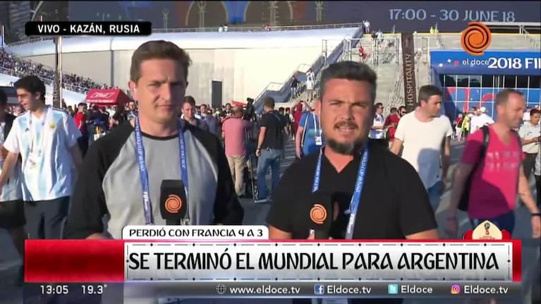 La reacción de los hinchas tras la eliminación