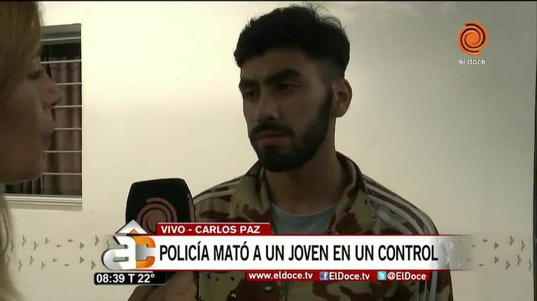 Conmoción familiar por el chico baleado en un control policial