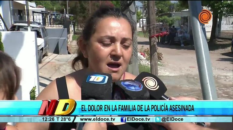 El dolor de la familia de la policía asesinada