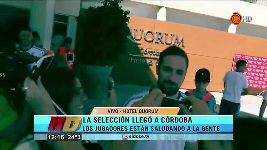 Higuaín: "Siempre es lindo recibir tanto cariño"