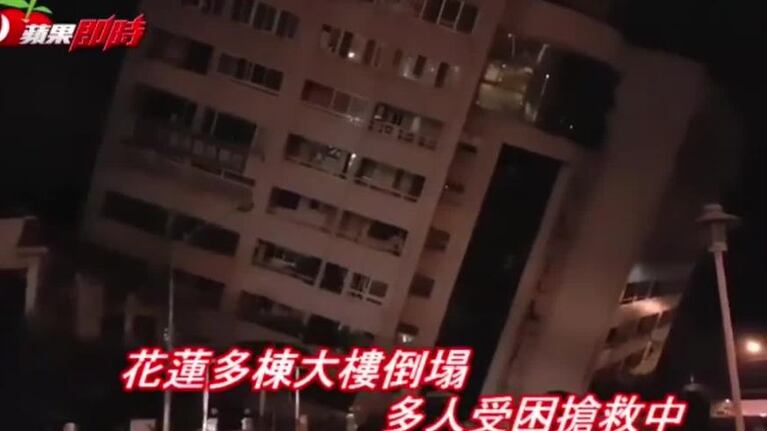 Terremoto de 6.4 grados en Taiwán