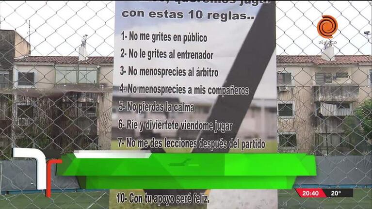En el deporte para chicos, las reglas son para los padres