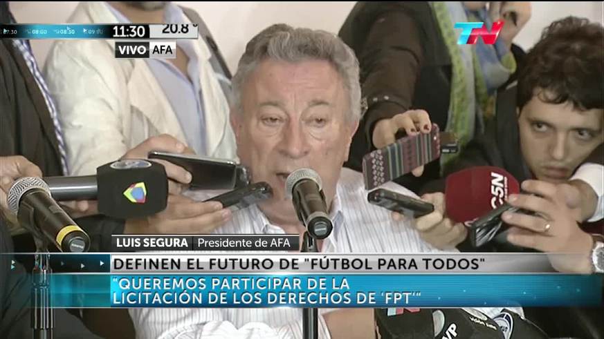 La AFA quiere participar de la licitación de FPT