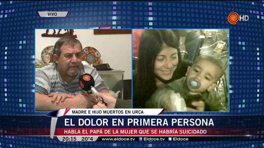 El lamento del papá de la mamá que se suicidó en Urca