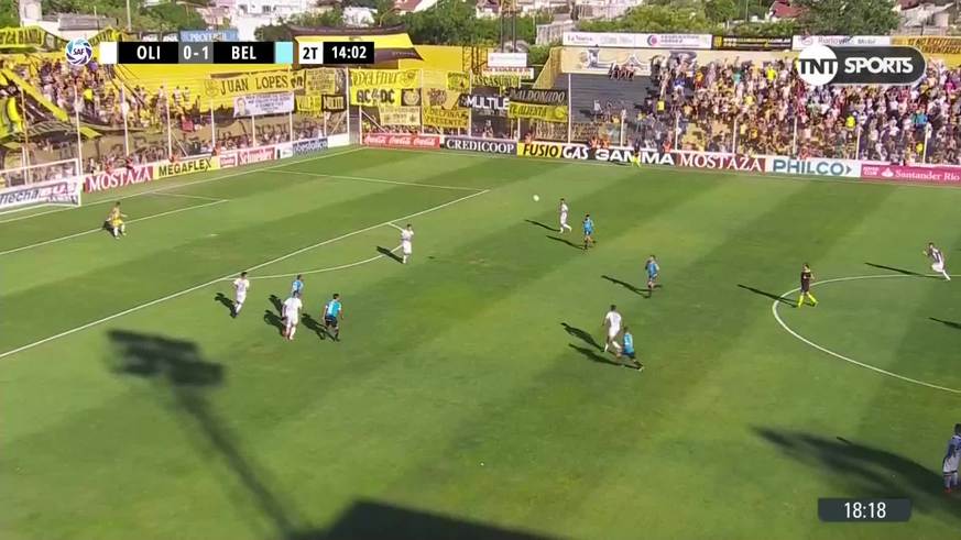 El golazo de Matías Suárez para Belgrano contra Olimpo