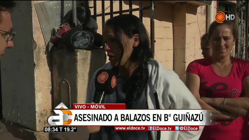 La mujer del hombre asesinado en barrio Guiñazú