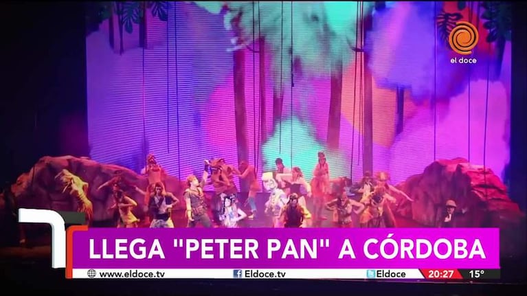 Con Ángela Torres, llega "Peter Pan" a Córdoba