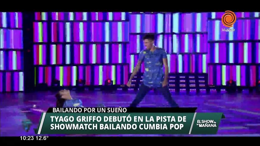 Tyago Griffo debutó en el Bailando