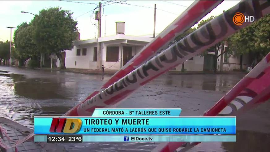 Mataron a un ladrón en barrio Talleres Este