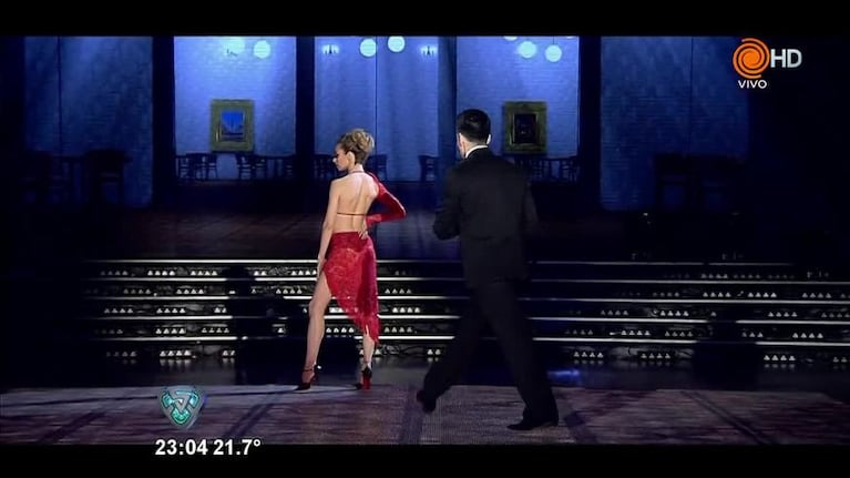 Gisela Bernal se destacó en el tango