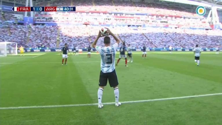 El golazo de Di María para el empate de Argentina