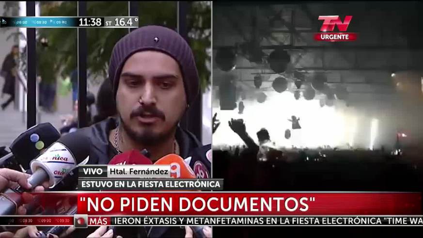 El testimonio de un asistente a la fiesta electrónica  