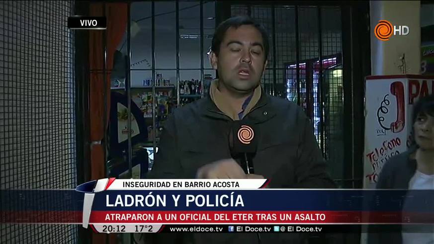 Asaltaron a un recaudador de Red Bus