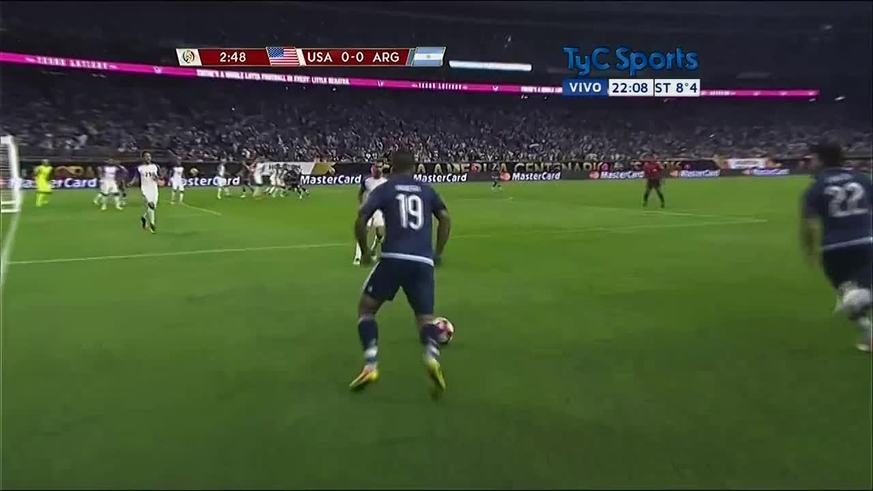 El gol de Lavezzi ante Estados Unidos