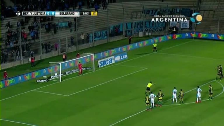 Bieler marcó el 1-0 de Belgrano ante Defensa y Justicia