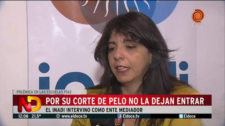 El INADI intervino por la alumna suspendida