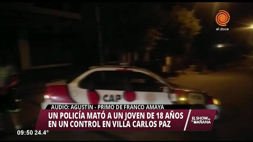 Testimonio del primo del joven baleado en Carlos Paz