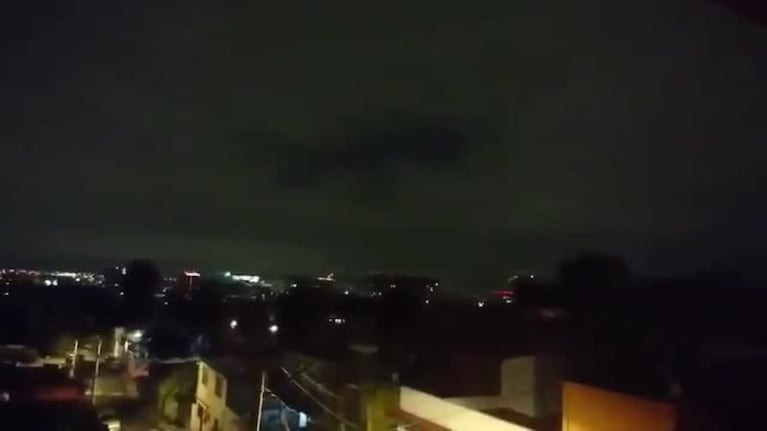 El fenómeno lumínico que se vio en México