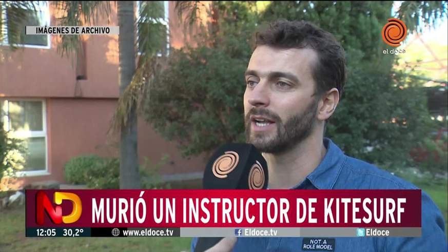 ¿Qué le pasó al instructor de kitesurf que murió en Dique Los Molinos?