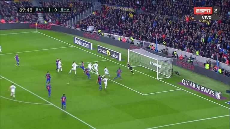Sergio Ramos amargó al Barcelona