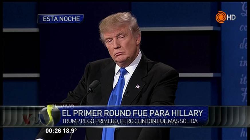 Las chicanas entre Clinton y Trump