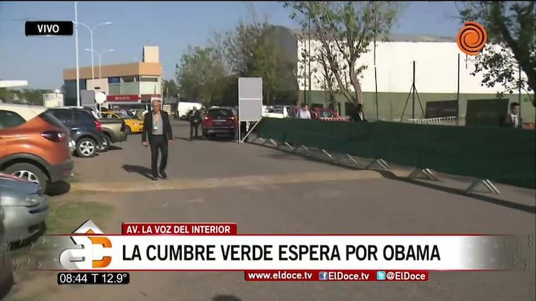 El operativo para recibir a Barack Obama en Córdoba