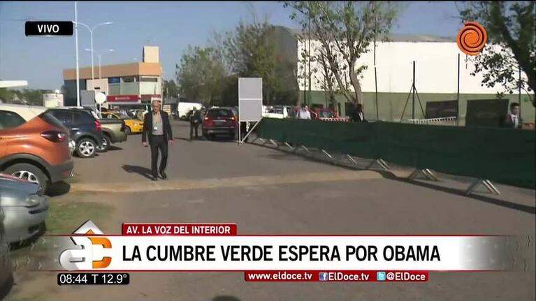 El operativo para recibir a Barack Obama en Córdoba