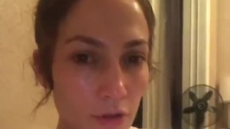Jennifer López se mostró al natural