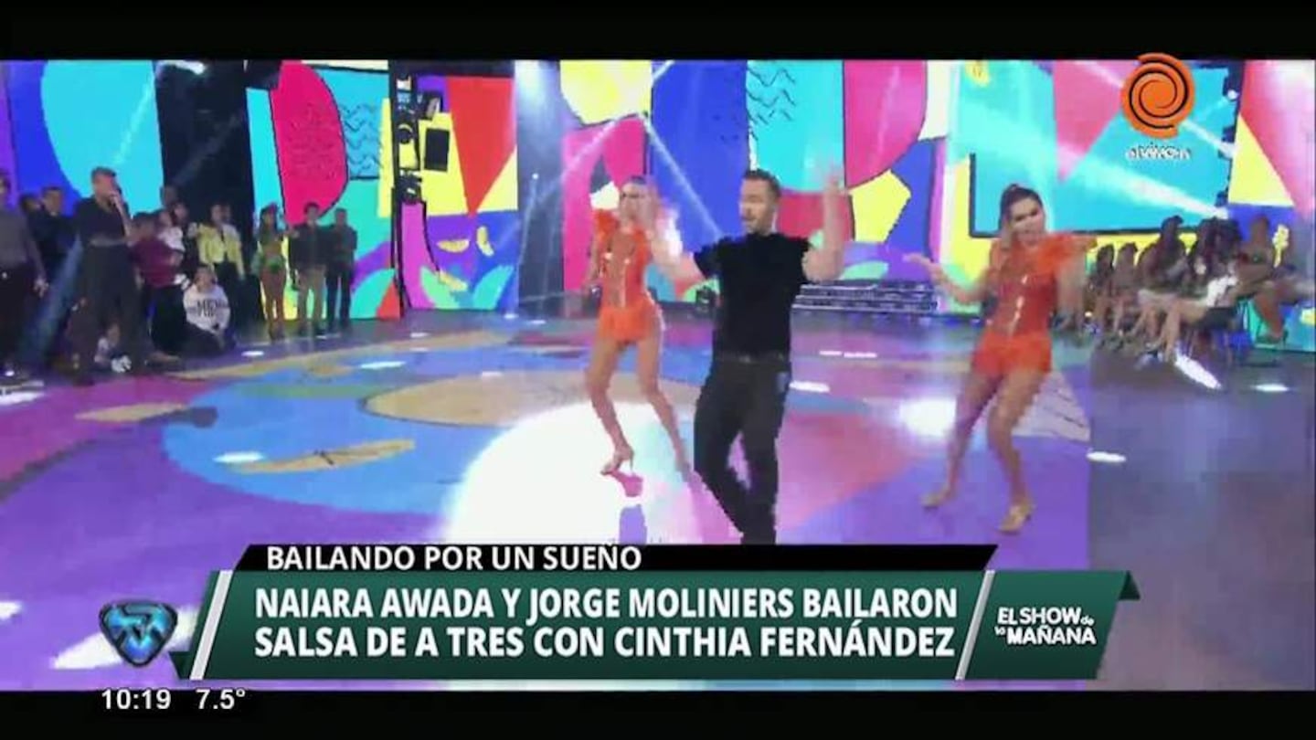 Cinthia Fernández se lució en el Bailando