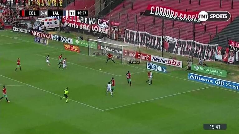 El uruguayo Arias abrió el marcador para Talleres