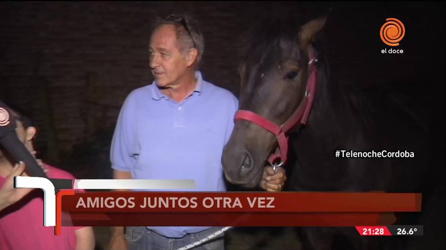 El reencuentro de Matías con su caballo Ciro