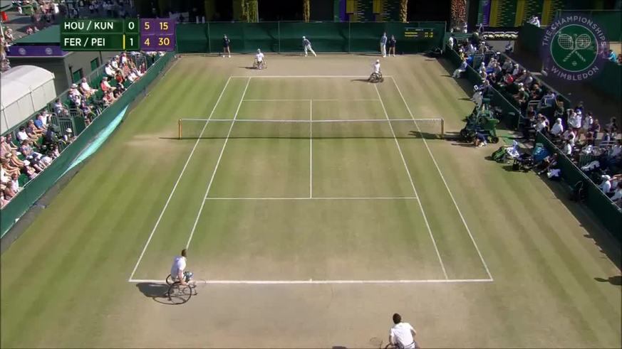 Puntazo del Lobito Fernández en Wimbledon