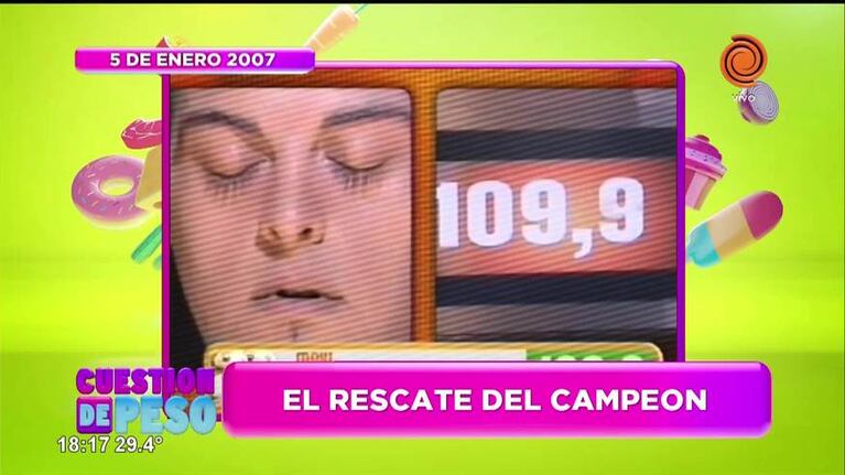 Ganó Cuestión de Peso y hoy lucha por su vida
