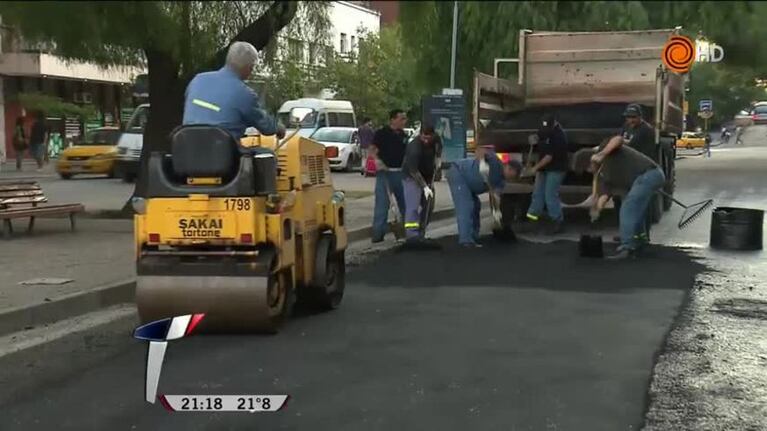 La Municipalidad comenzó el "operativo bacheo"