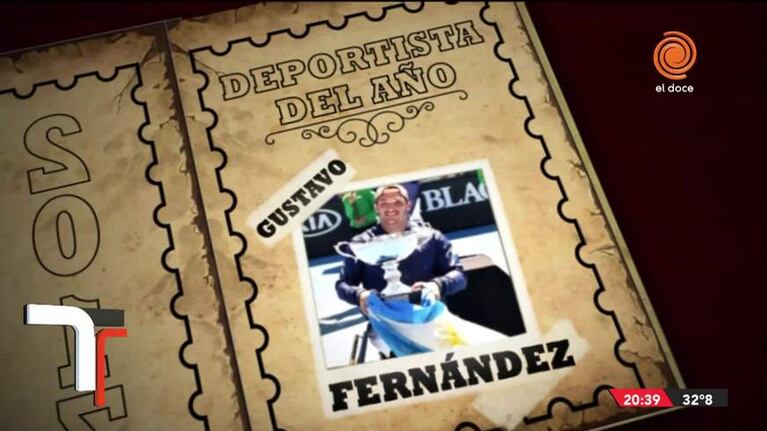 Gustavo Fernández es el deportista cordobés del año