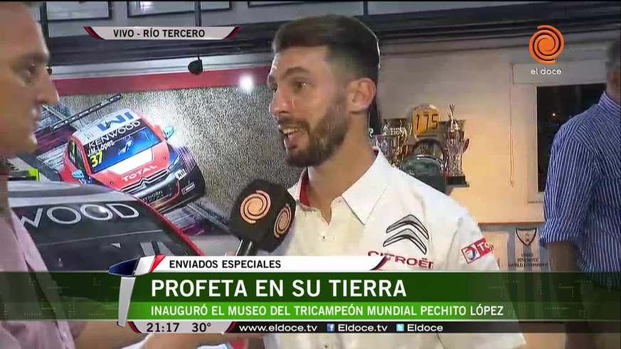 Pechito López, feliz por su museo