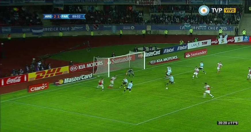 Argentina 2-Paraguay 2: el gol de Barrios