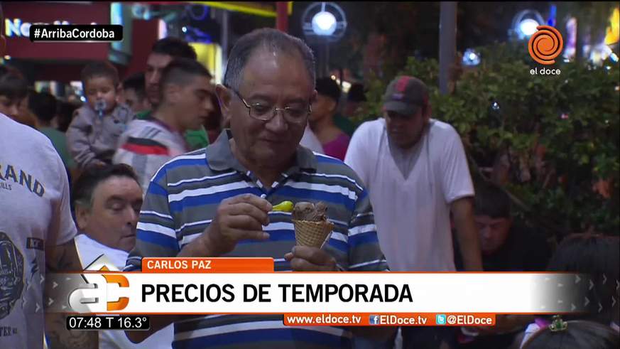 Lo que cuesta salir a comer en Carlos Paz