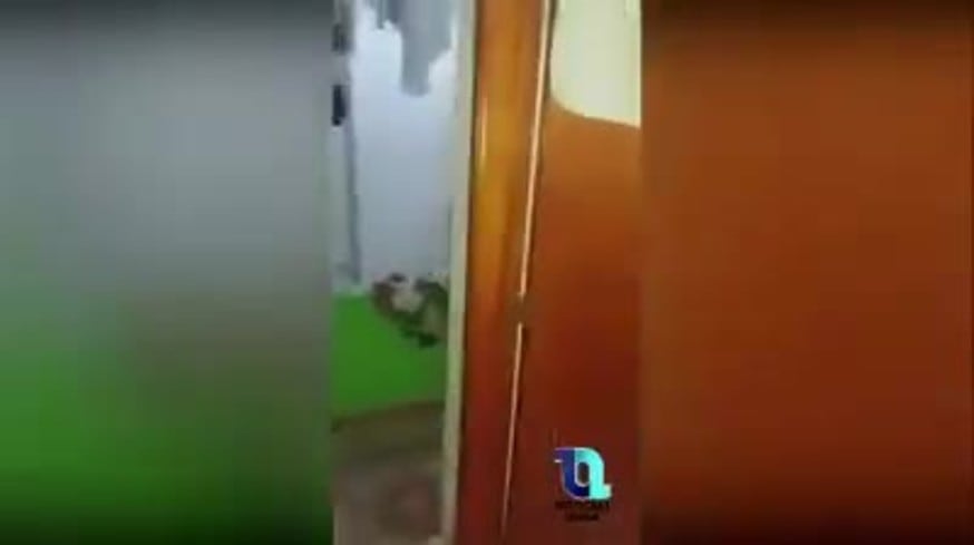 La Policía encontró a un nene atado a la ventana