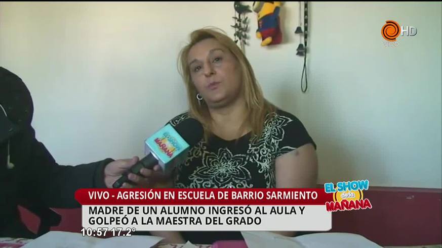 Agresión a una docente en barrio Sarmiento