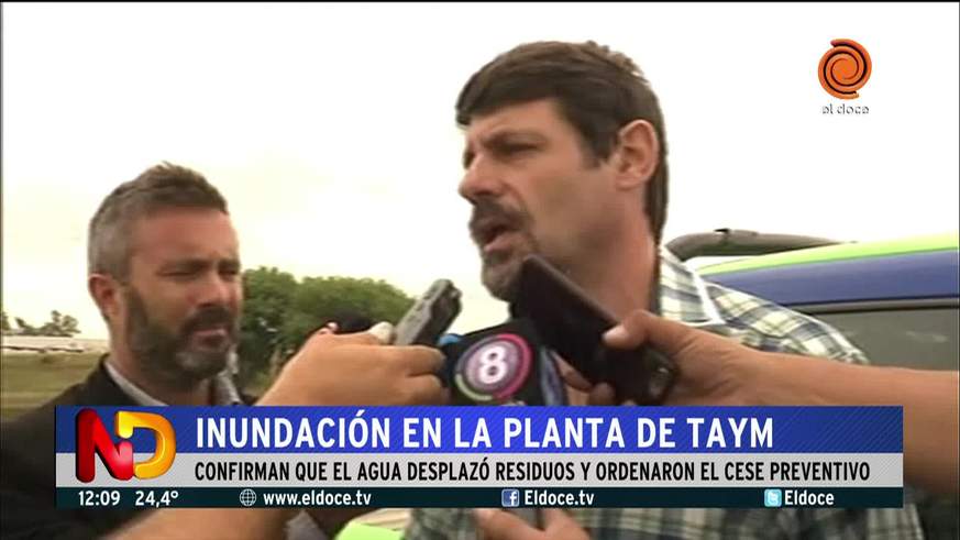 Clausura preventiva para la planta de Taym