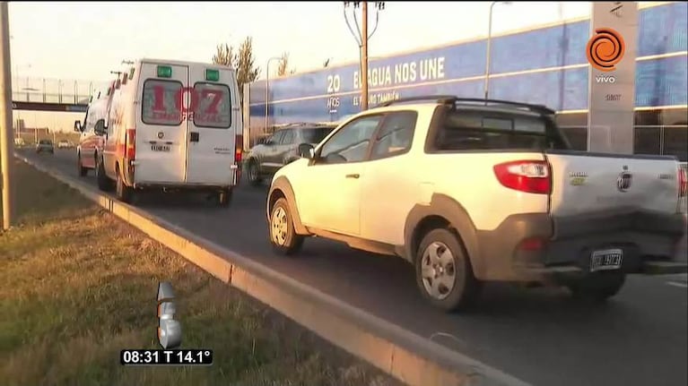 Choque en cadena en avenida La Voz del Interior