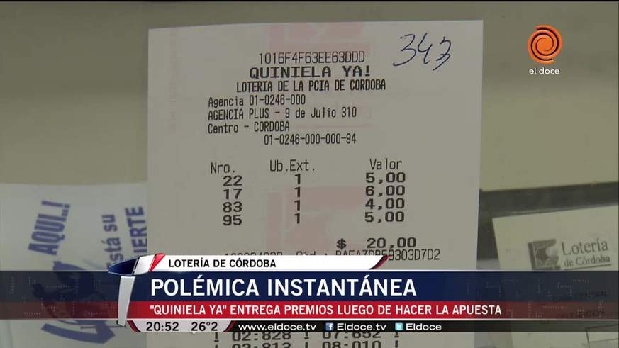 "Quiniela ya", el juego de la polémica