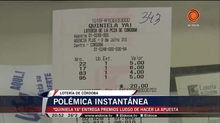 "Quiniela ya", el juego de la polémica